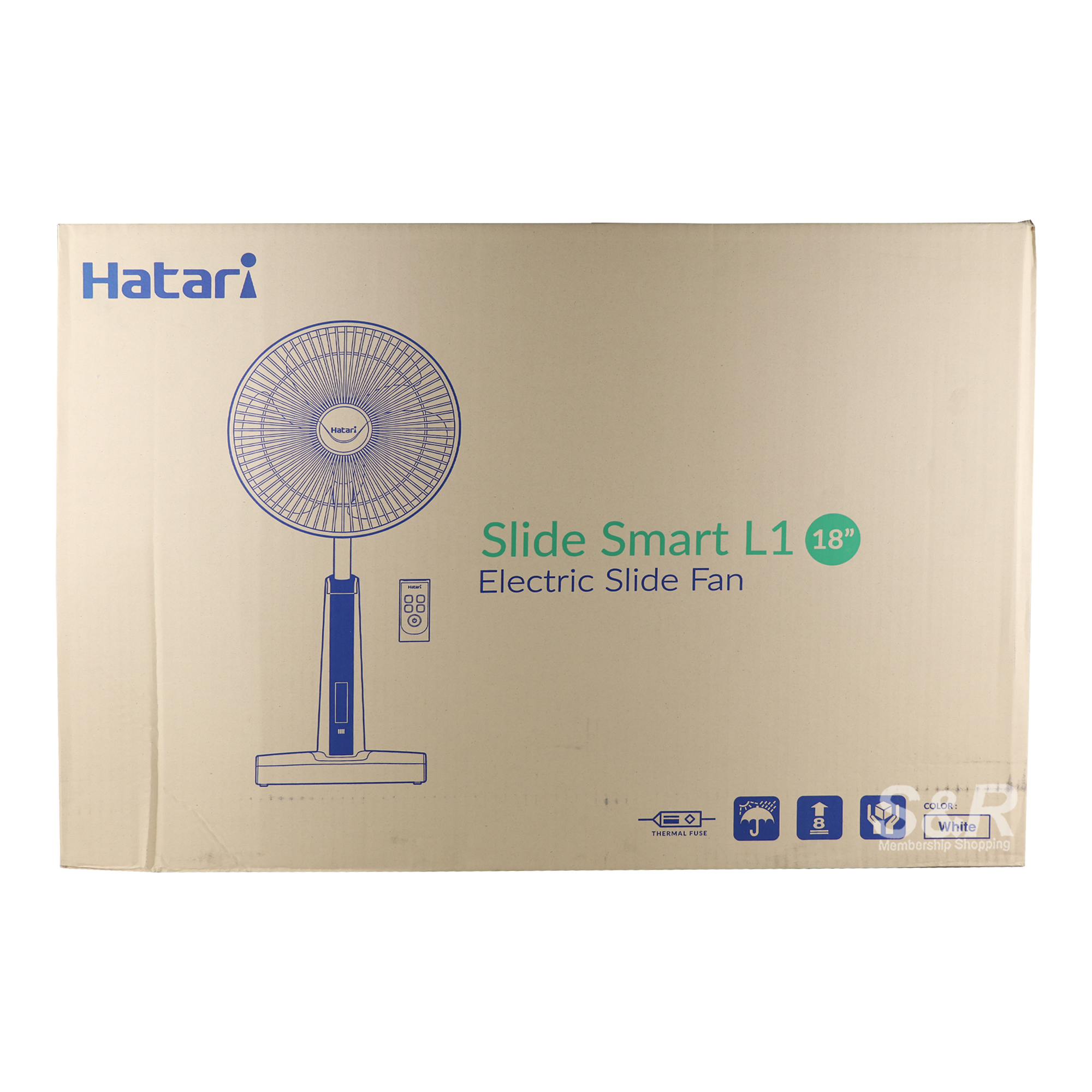 Hatari 18inches Smart Slide Stand Fan 1pc